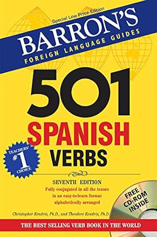 501 Spanish Verbs Best Books For Learning Spanish