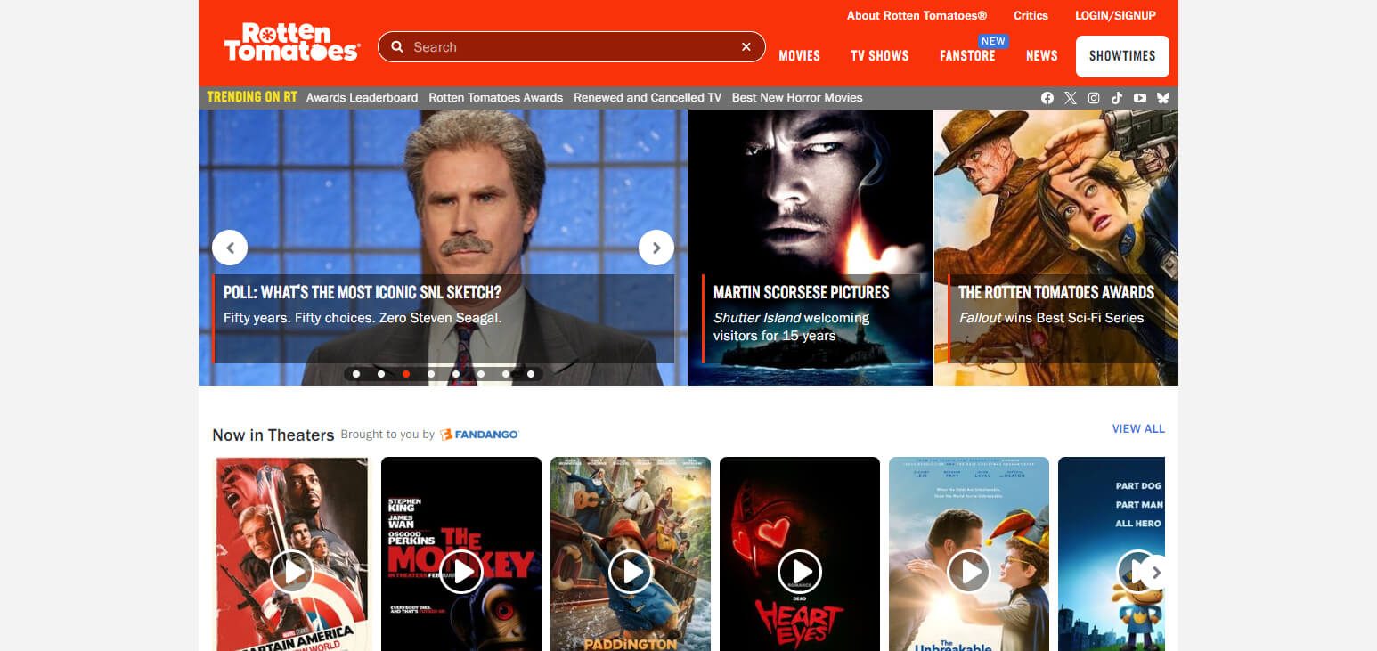Rotten Tomatoes Top Movie Review Websites for In-Depth Film Critiques