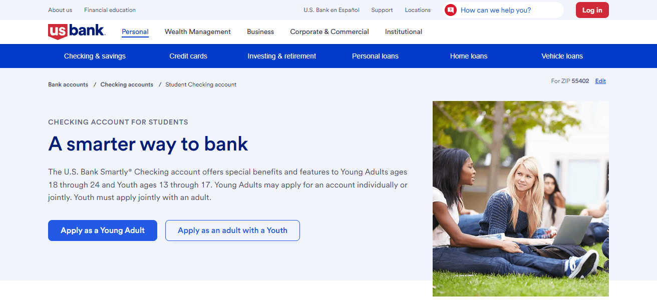 US Bank Student Checking