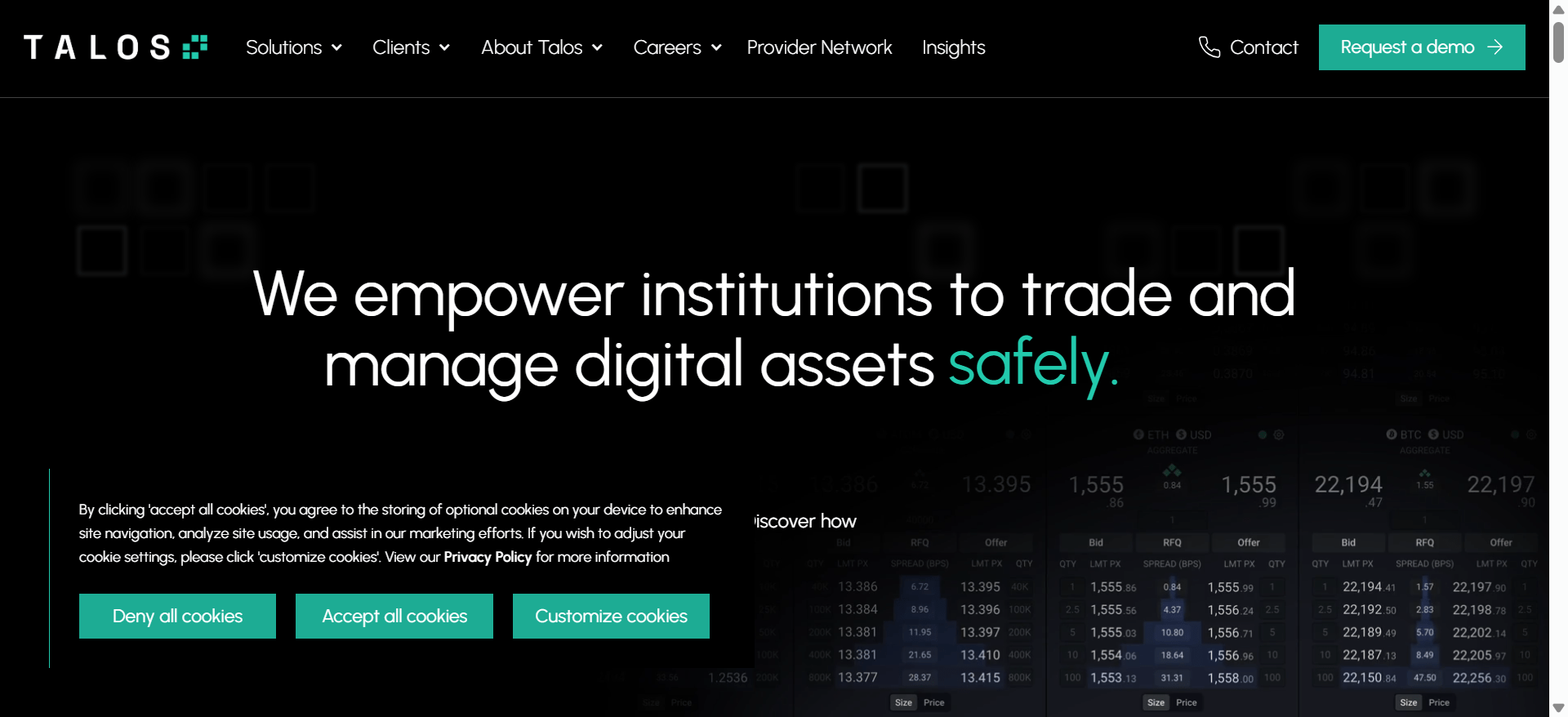 Talos simplifies the digital-asset trading and portfolio