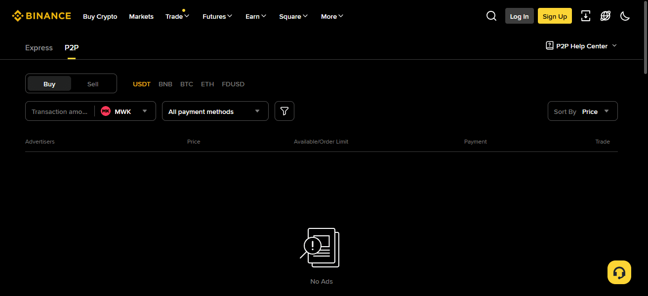 Binance P2P