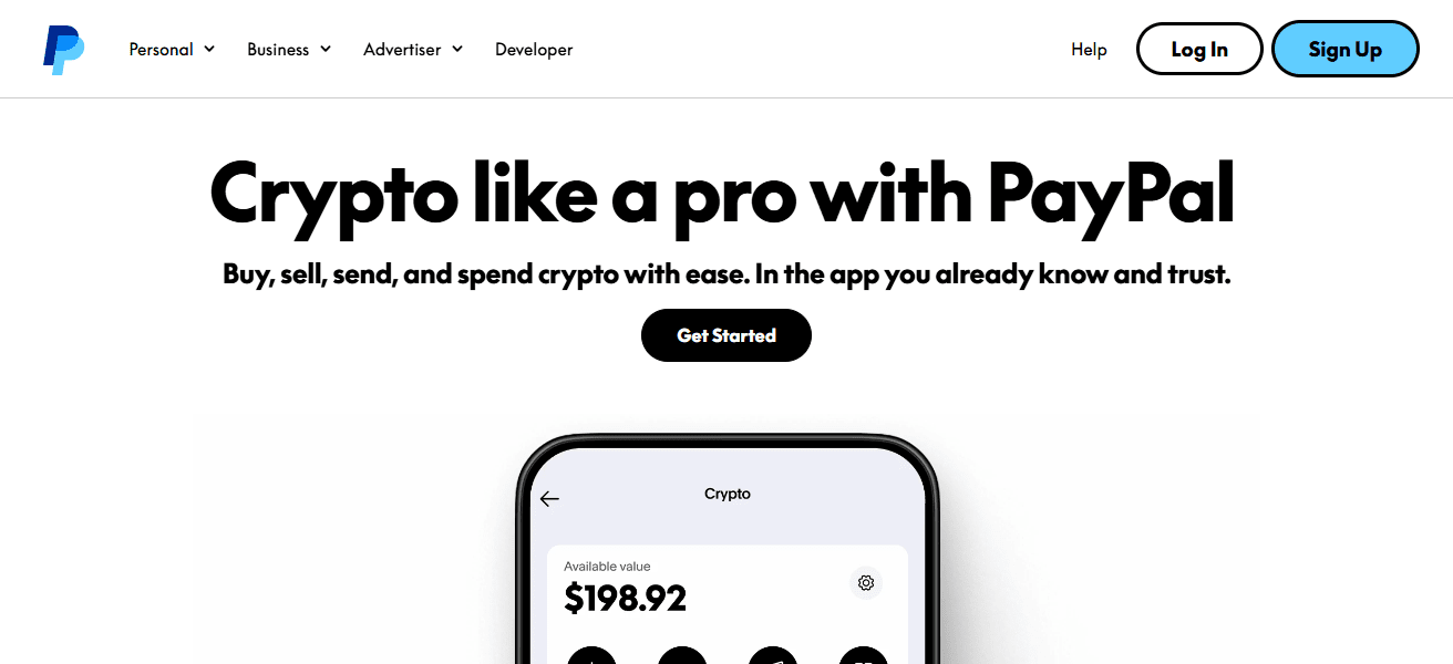 PayPal Crypto