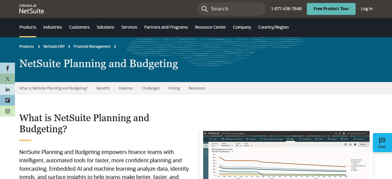 Oracle NetSuite Planning & Budgeting