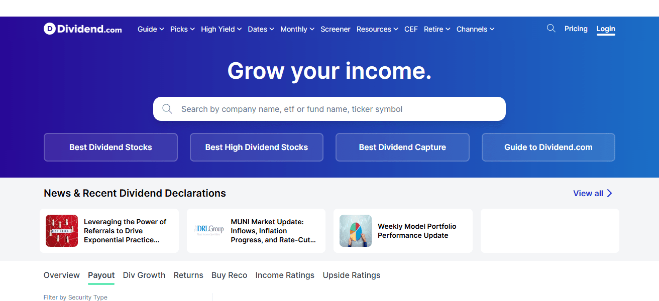 Dividend Stocks
