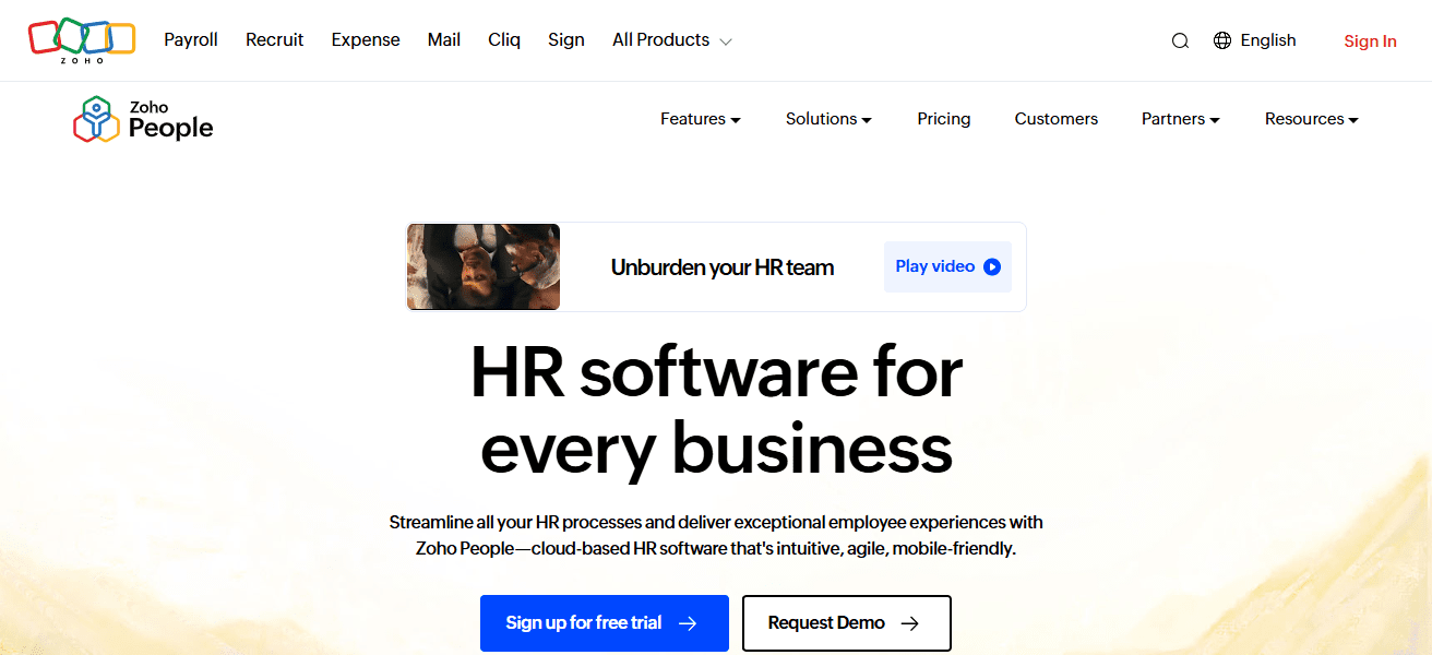 Zoho People