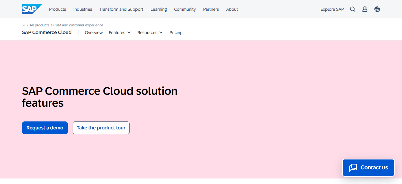 SAP Commerce Cloud