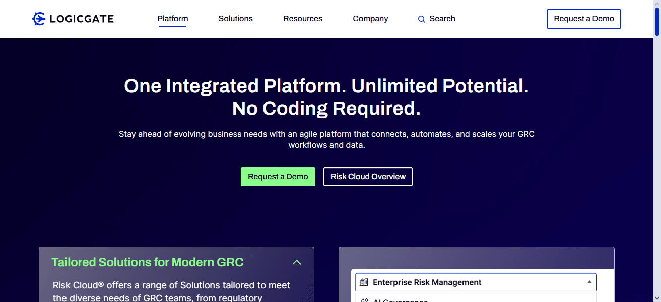 LogicGate Risk Cloud