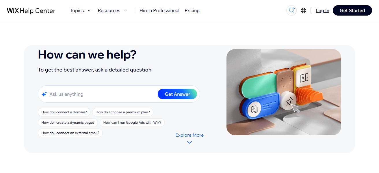 Wix Free Plan