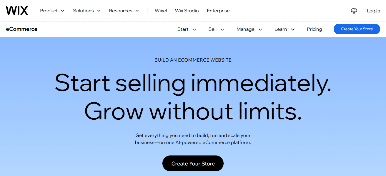 Wix eCommerce