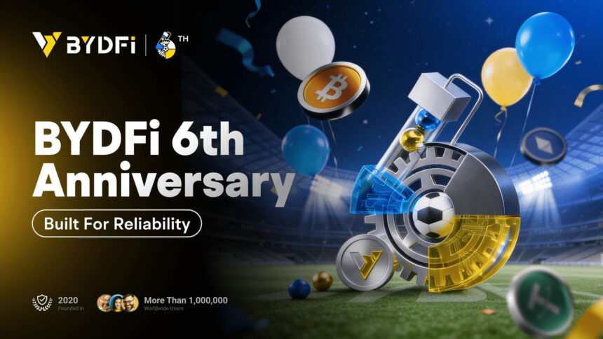 BYDFi Marks 6th Anniversary