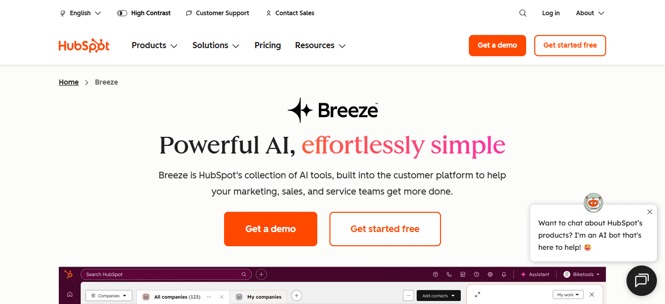 HubSpot AI