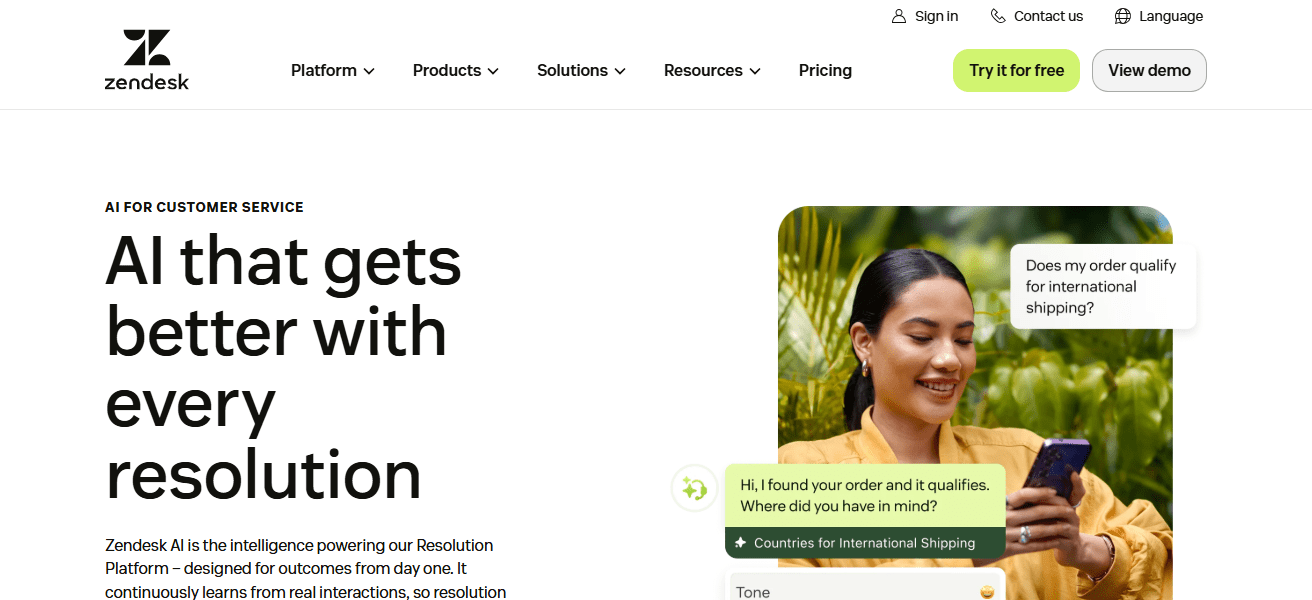 Zendesk AI