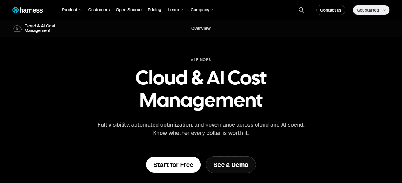 Harness Cloud Cost Management