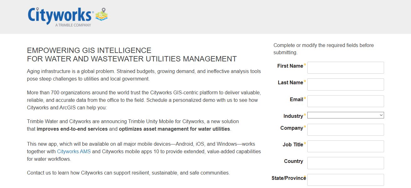 CityWorks Sewer Suite