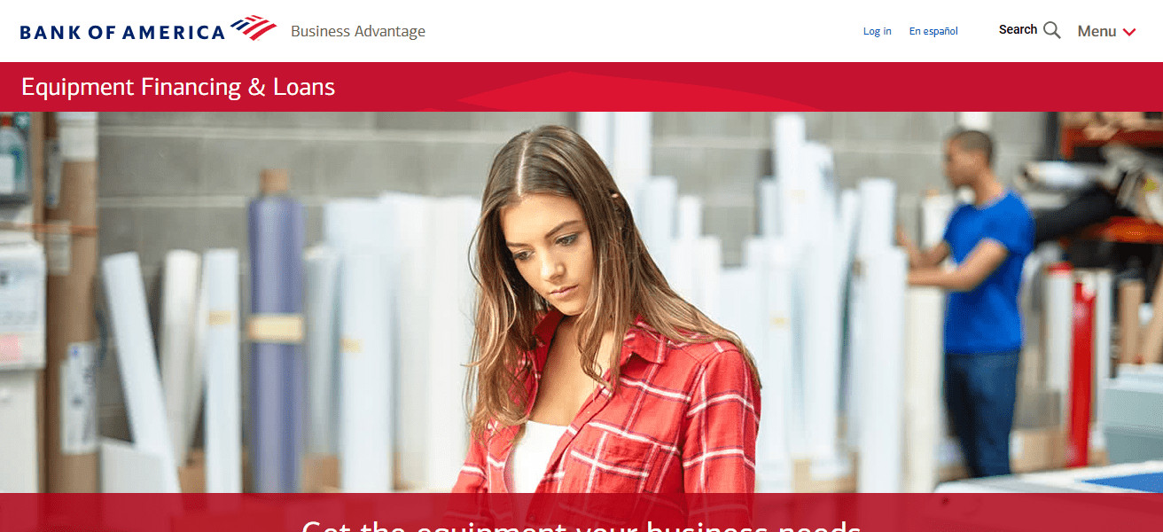 Bank of America Equipment Finance