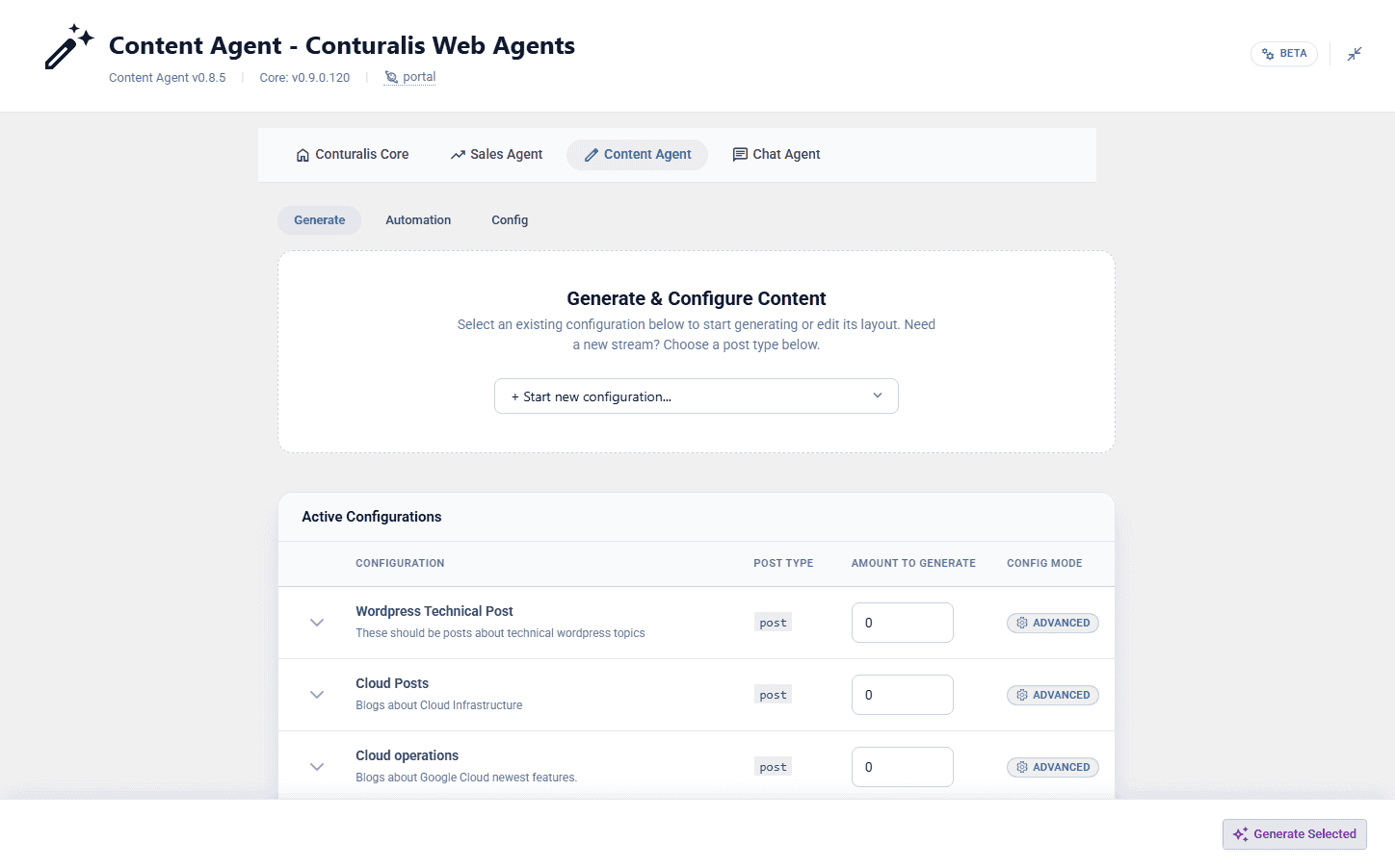Conturalis Chat Agent mobile interface showcasing live streaming response and component hydration