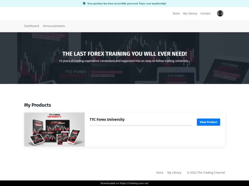 TTC Forex University by Steven Download