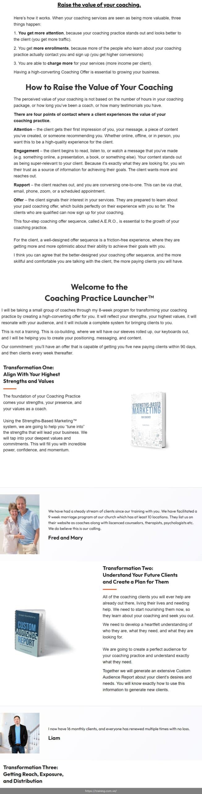 coaching practice launcher by mark peysha
