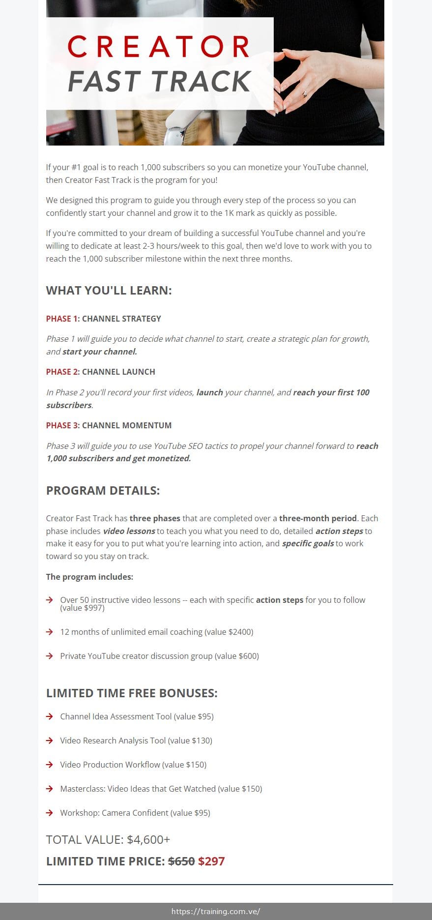 creator fast track by gillian perkins