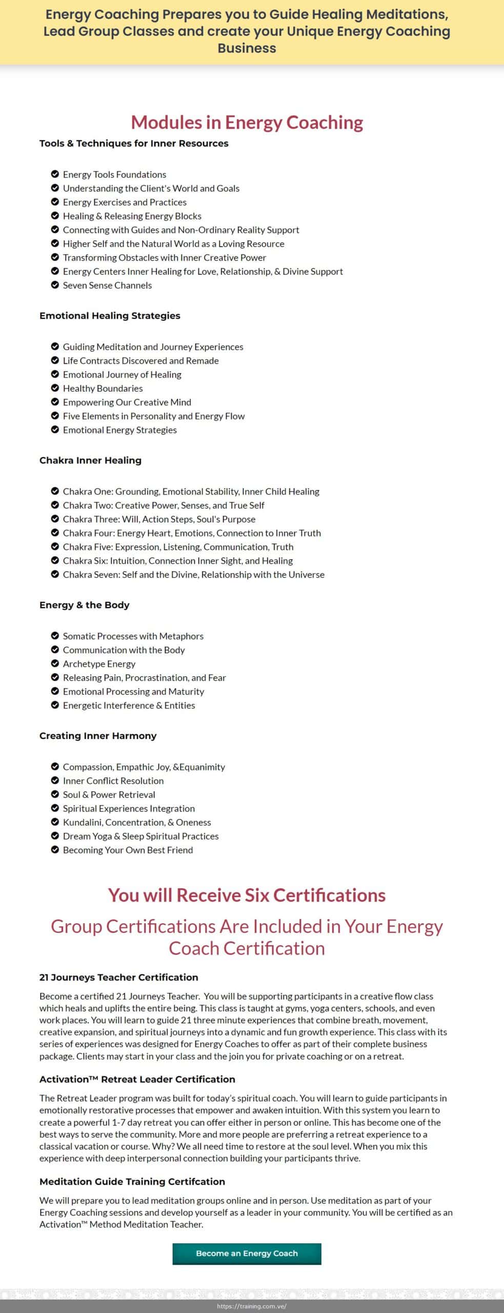 energy coach certification by magali peysha