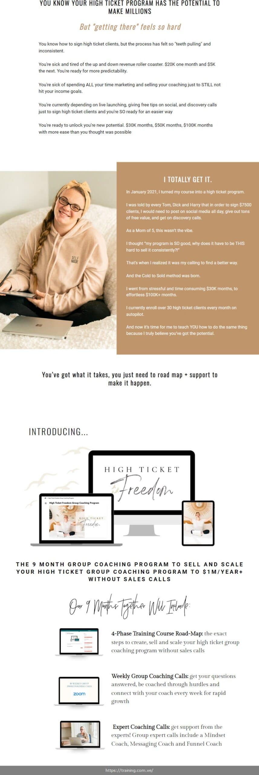 high ticket freedom by katie joynes