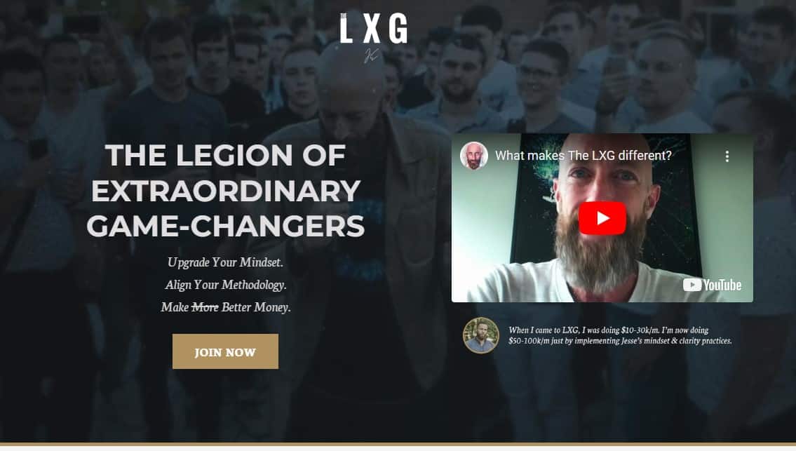 jesse elder lxg legion of extraordinary gamechangers