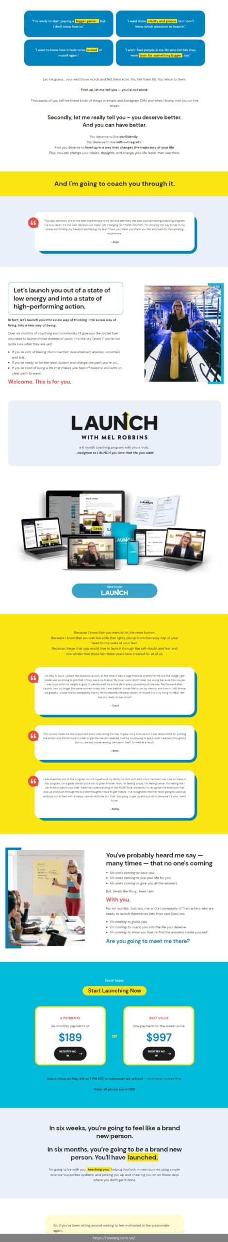 launch 2023 by mel robbins