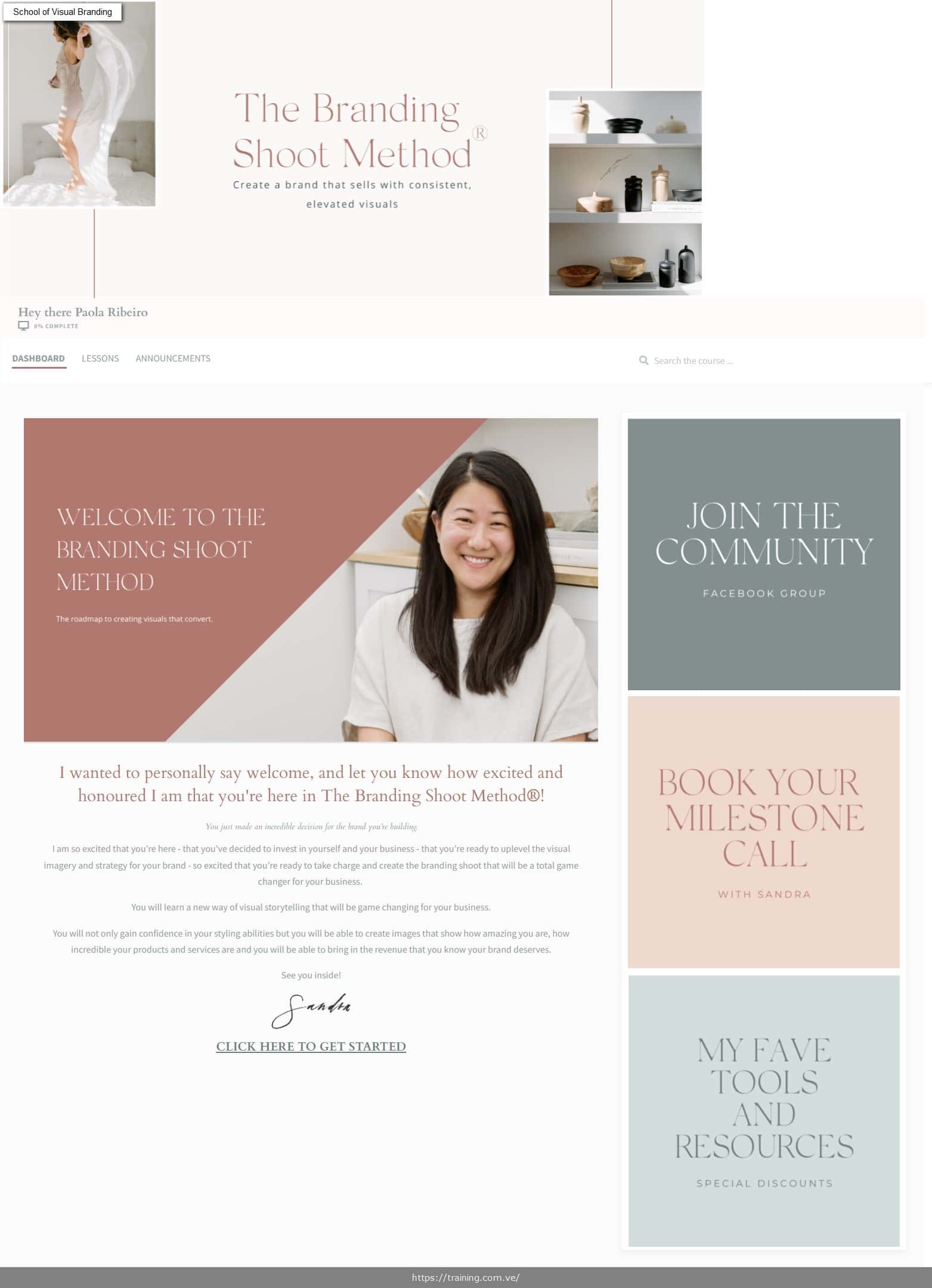 the branding shoot method 2023 by sandra chau