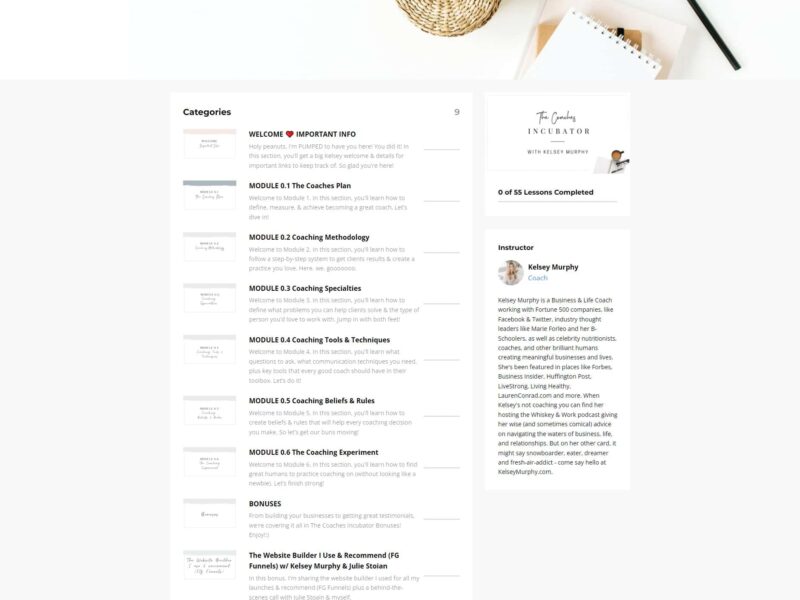 the coaches incubator by kelsey murphy