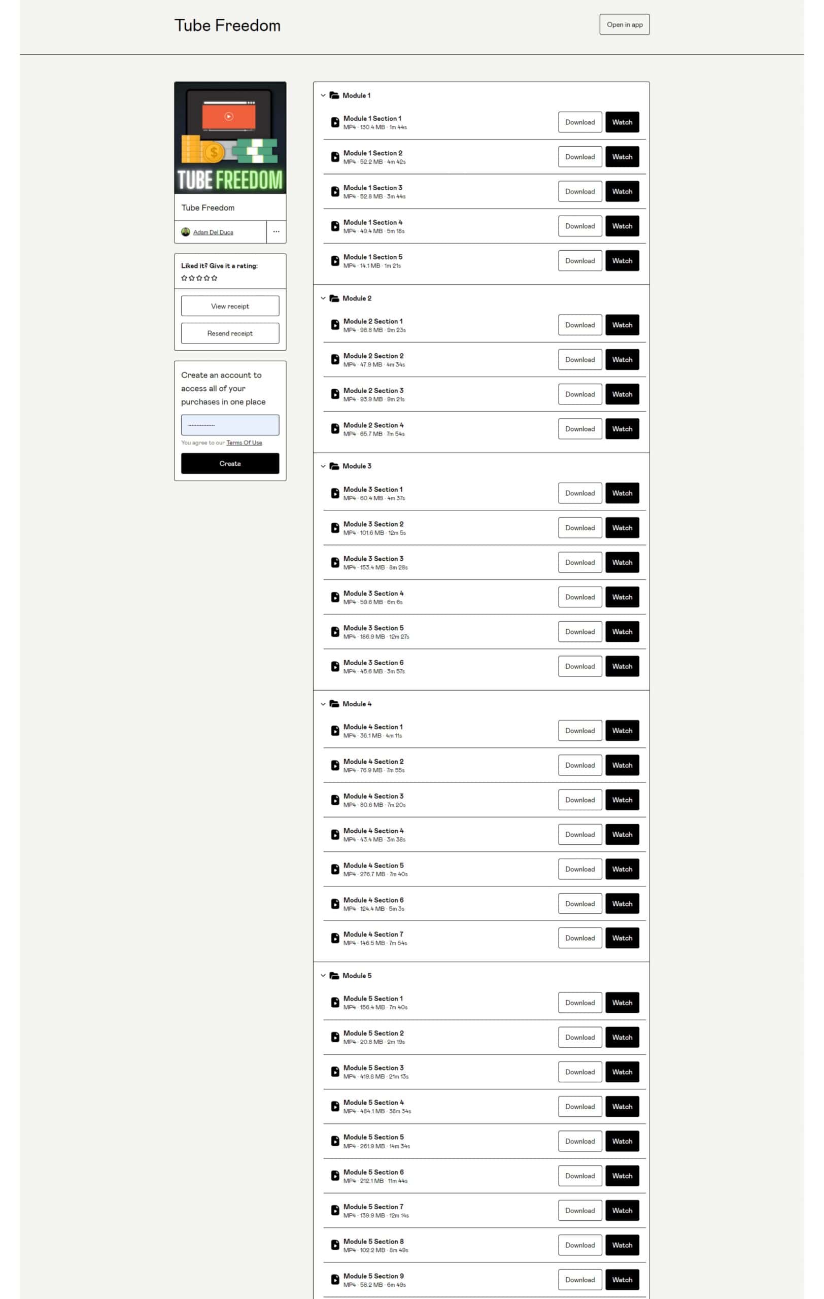 tube freedom + tube automate by adam del duca