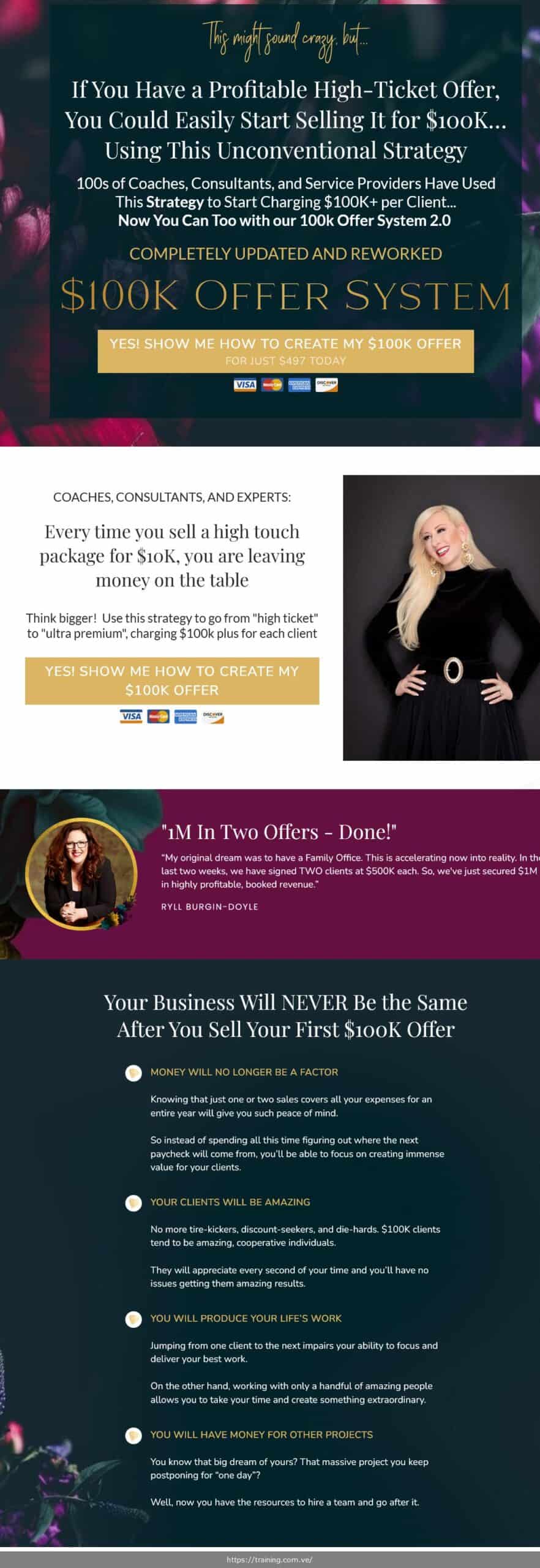 100k offer system 2.0 by kathryn porritt