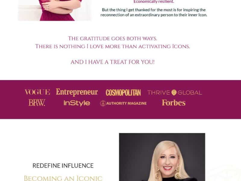 iconic personal brand 2.0 by kathryn porritt