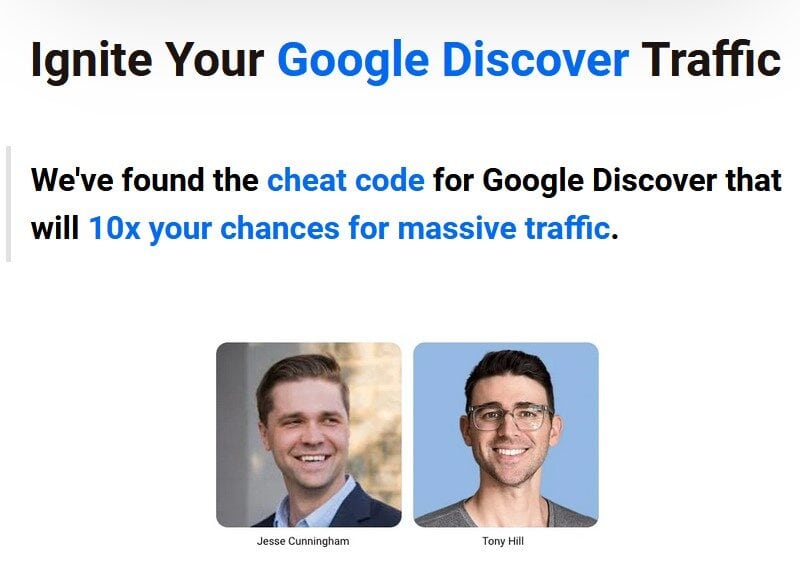 ignite your discover traffic by tony hill jesse cunningham