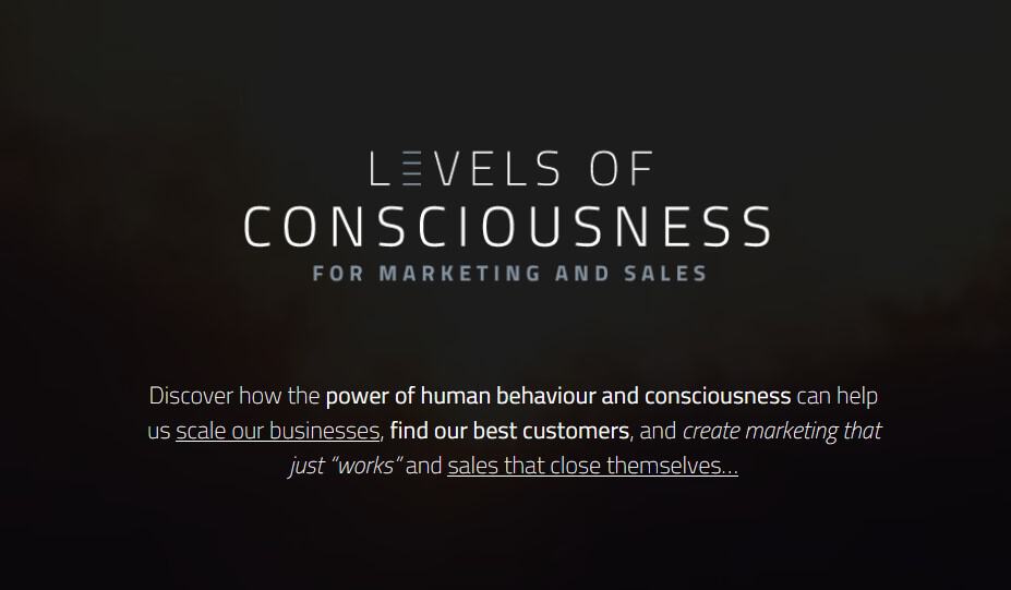 levels of consciousnes by scott oldford