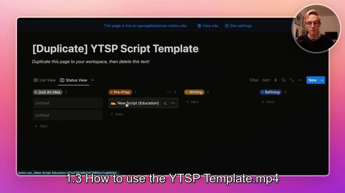the youtube scriptwriter's playbook by george blackman