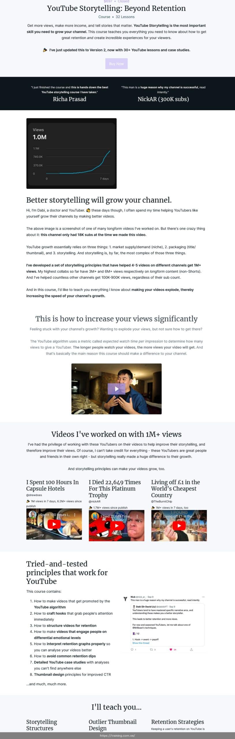 youtube storytelling beyond retention by david liu