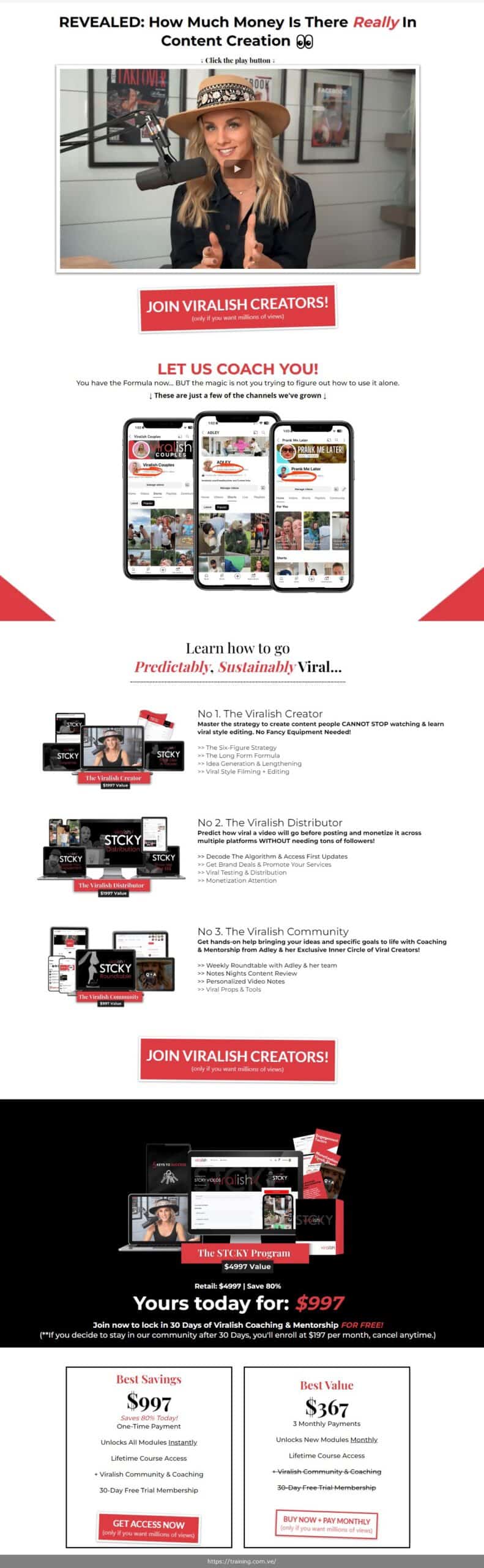 viralish creator stcky videos course