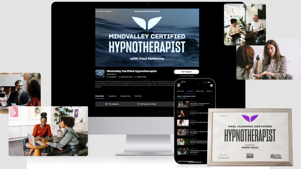 mindvalley certified hypnotherapist