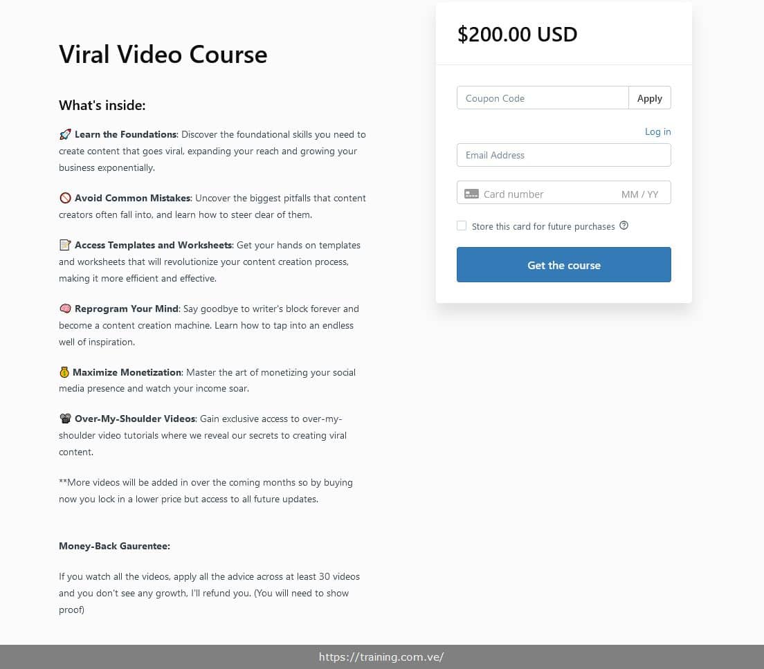 viral video course by yasin mammeri