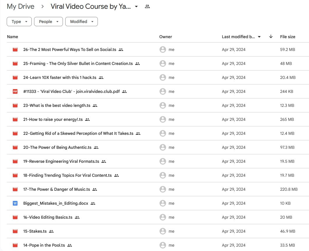 viral video course by yasin mammeri