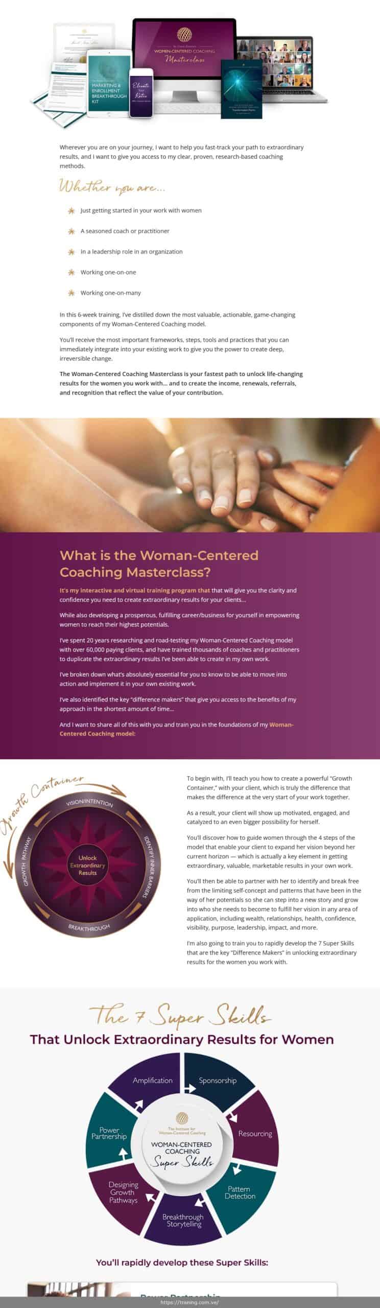 woman centered coaching masterclass by claire zammit