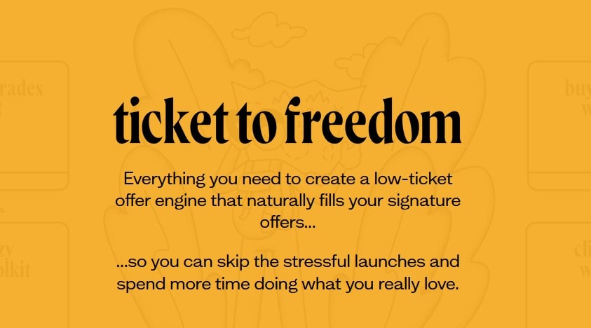 ticket to freedom by sarah and justin