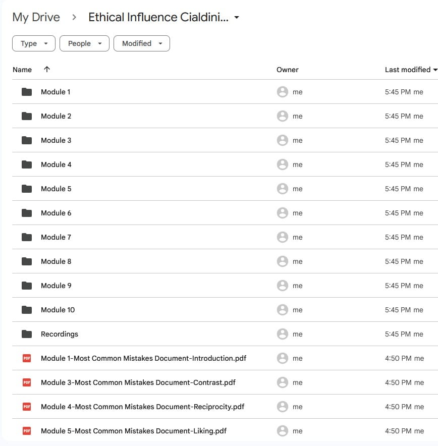 ethical influence cialdini certified practitioner