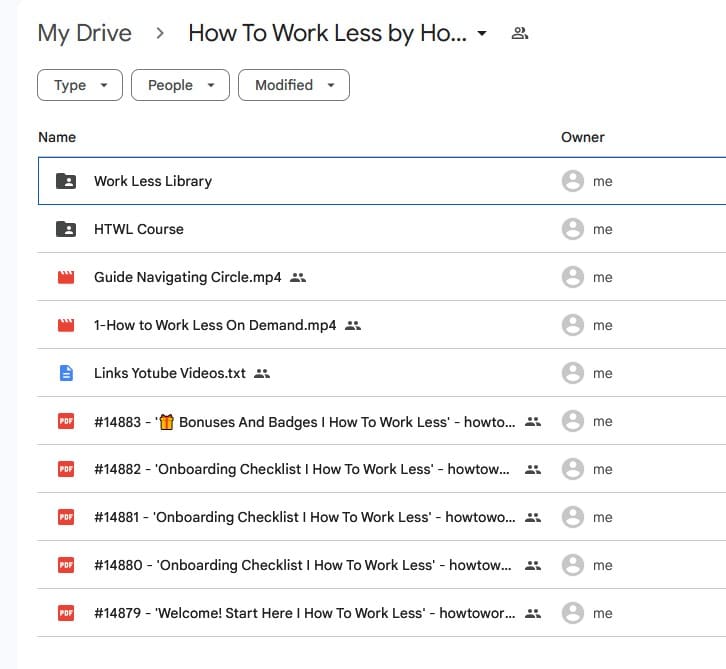 how to work less by rich webster