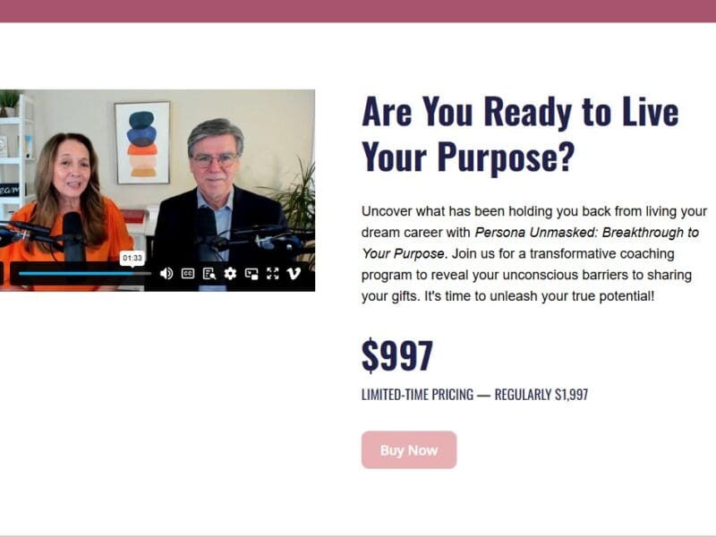 persona unmasked course by debra maldonado robert maldonado