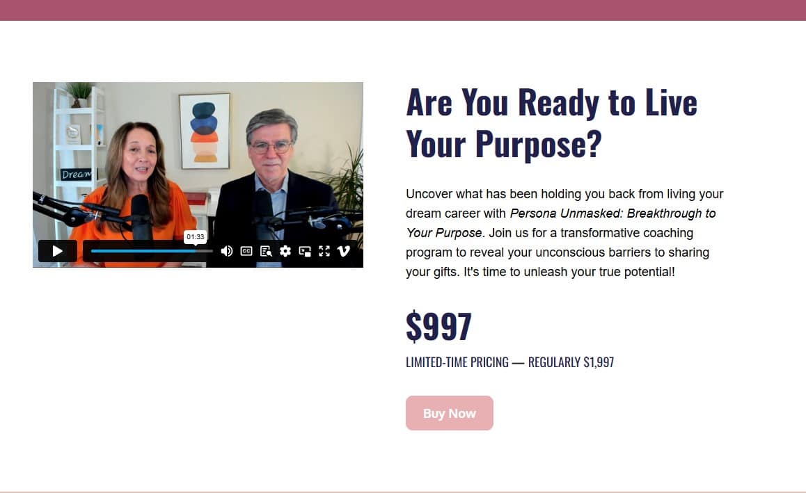 persona unmasked course by debra maldonado robert maldonado