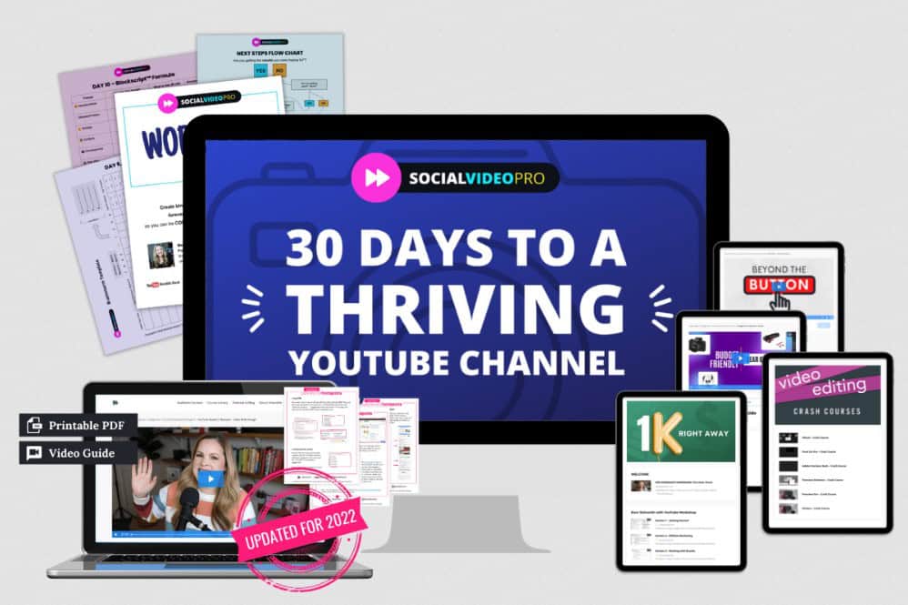 30 days to a thriving youtube channel by meredith marsh