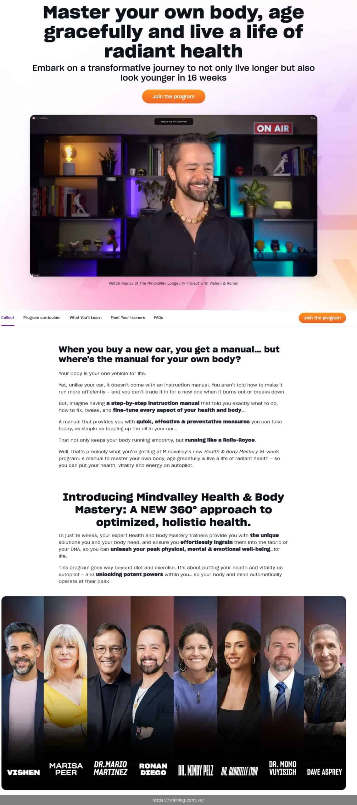 health & body mastery by mindvalley ronan diego de oliveira