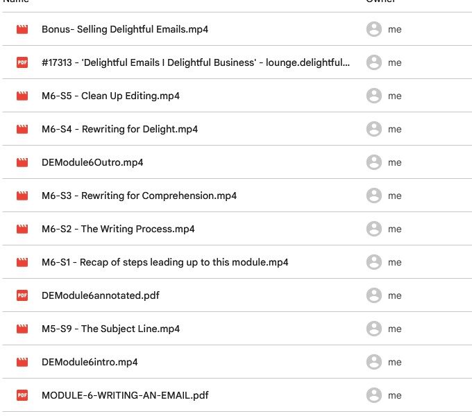 delightful emails by matthew kimberley