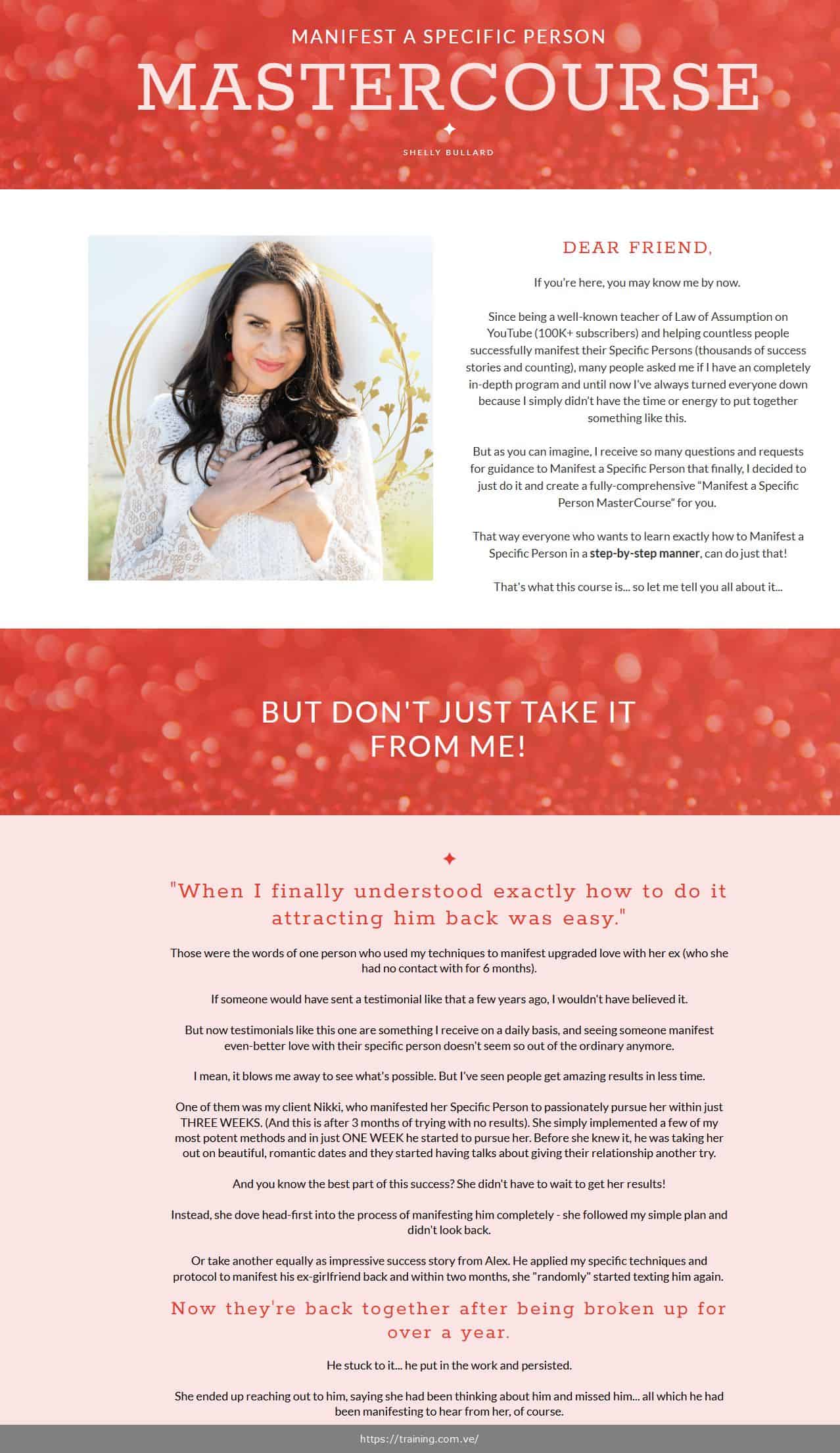 manifest a specific person by shelly bullard